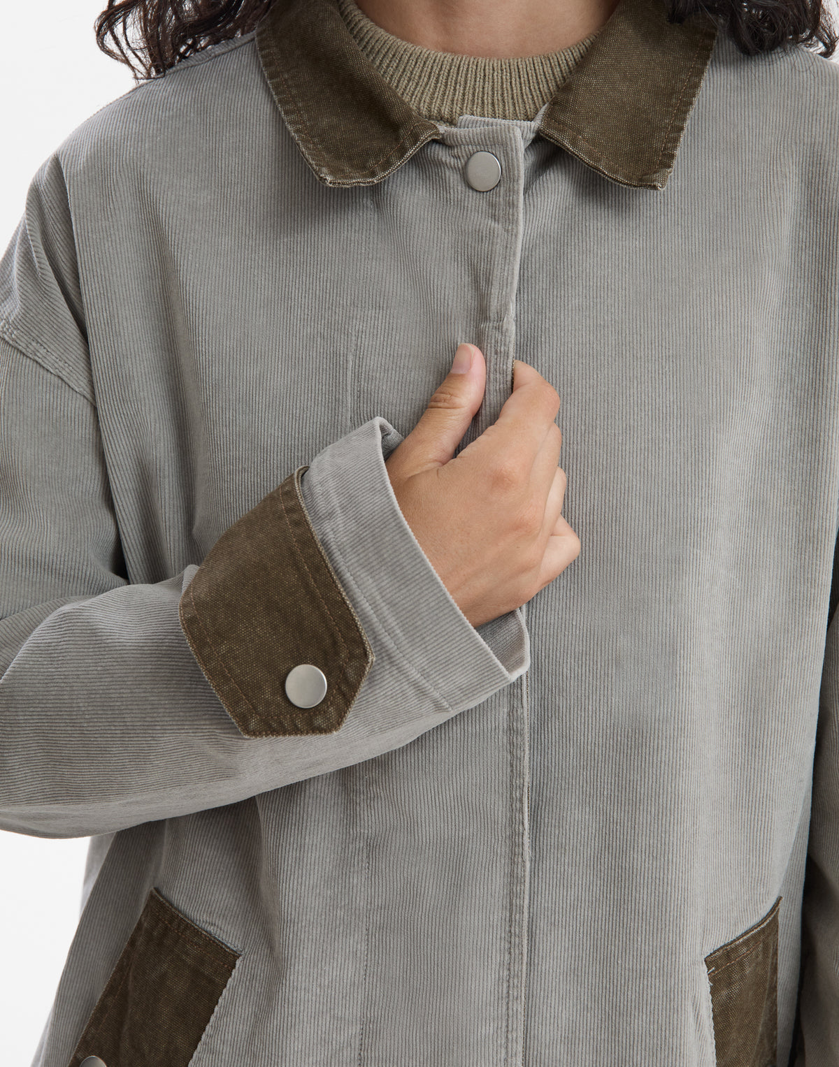 Cord-Trenchcoat