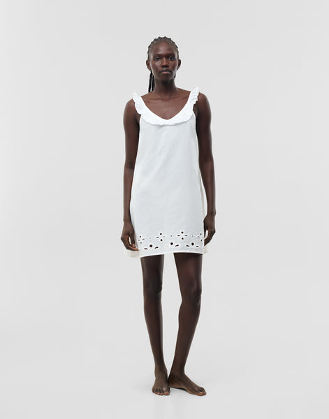 Chemise de nuit Jaya volant