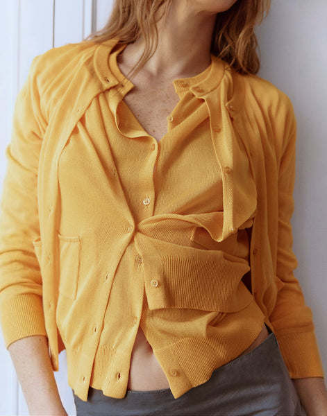 Orange Cardigan