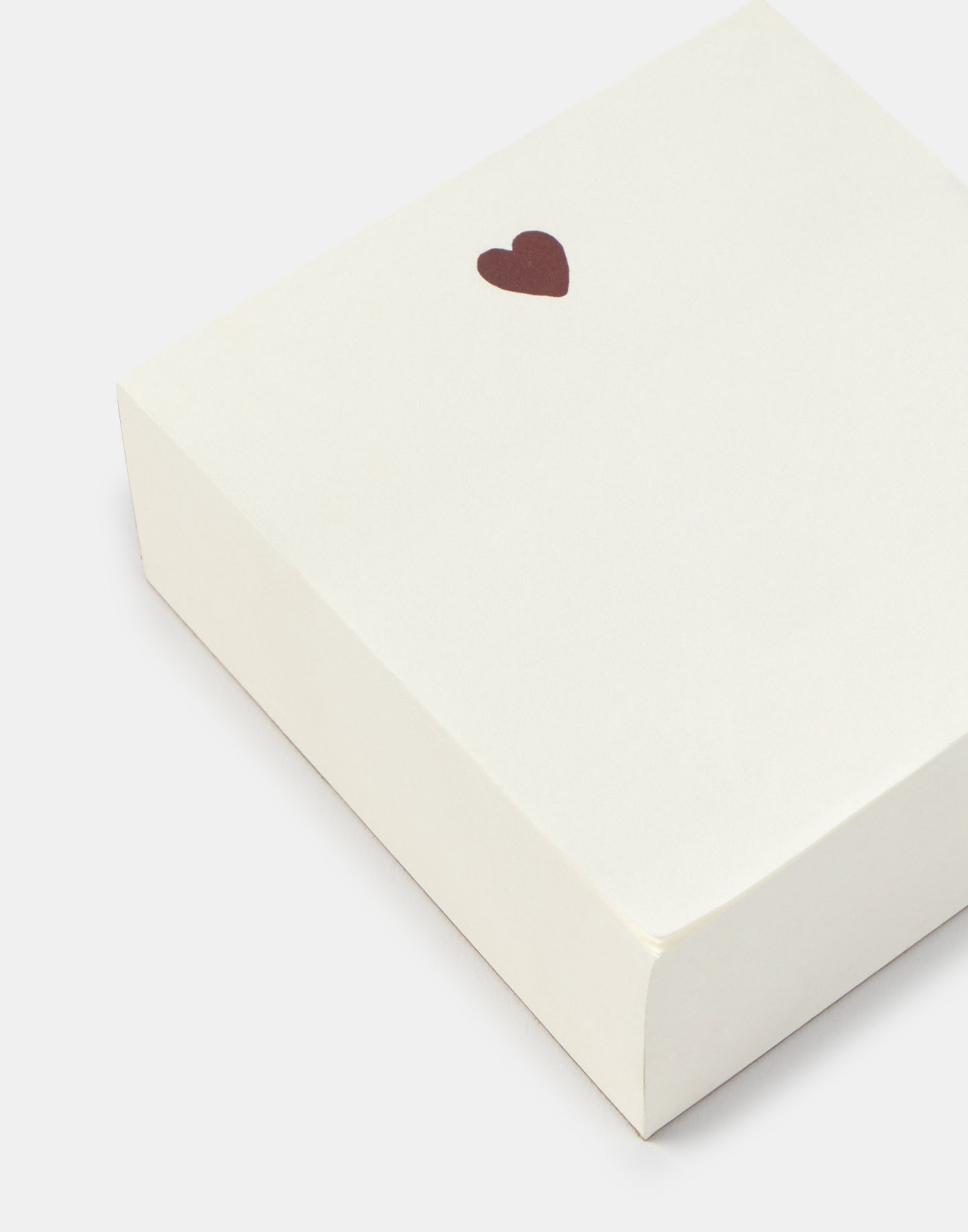 Heart notepad