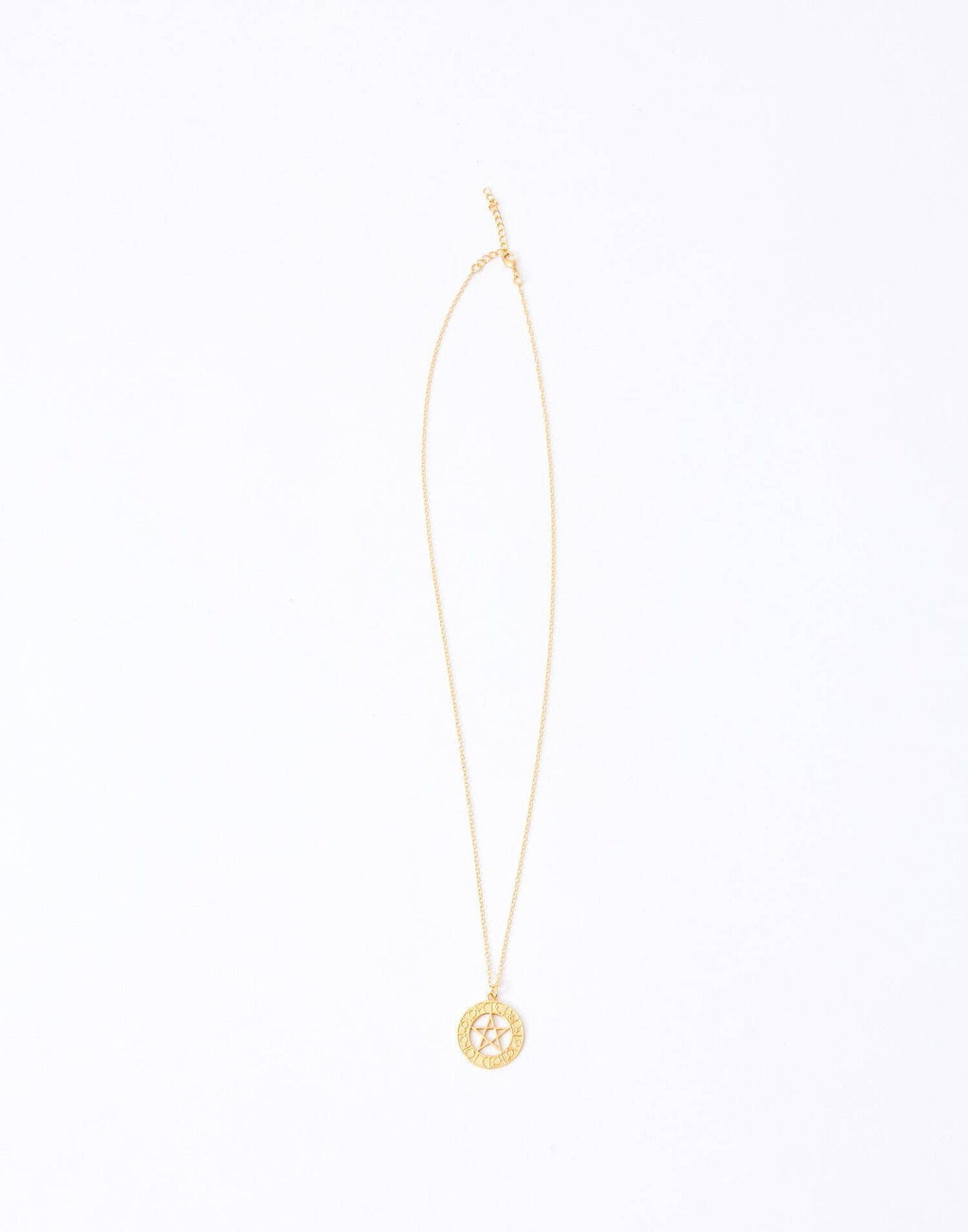 Gold Bathroom Zodiac necklace