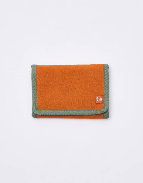 Washed canvas wallet