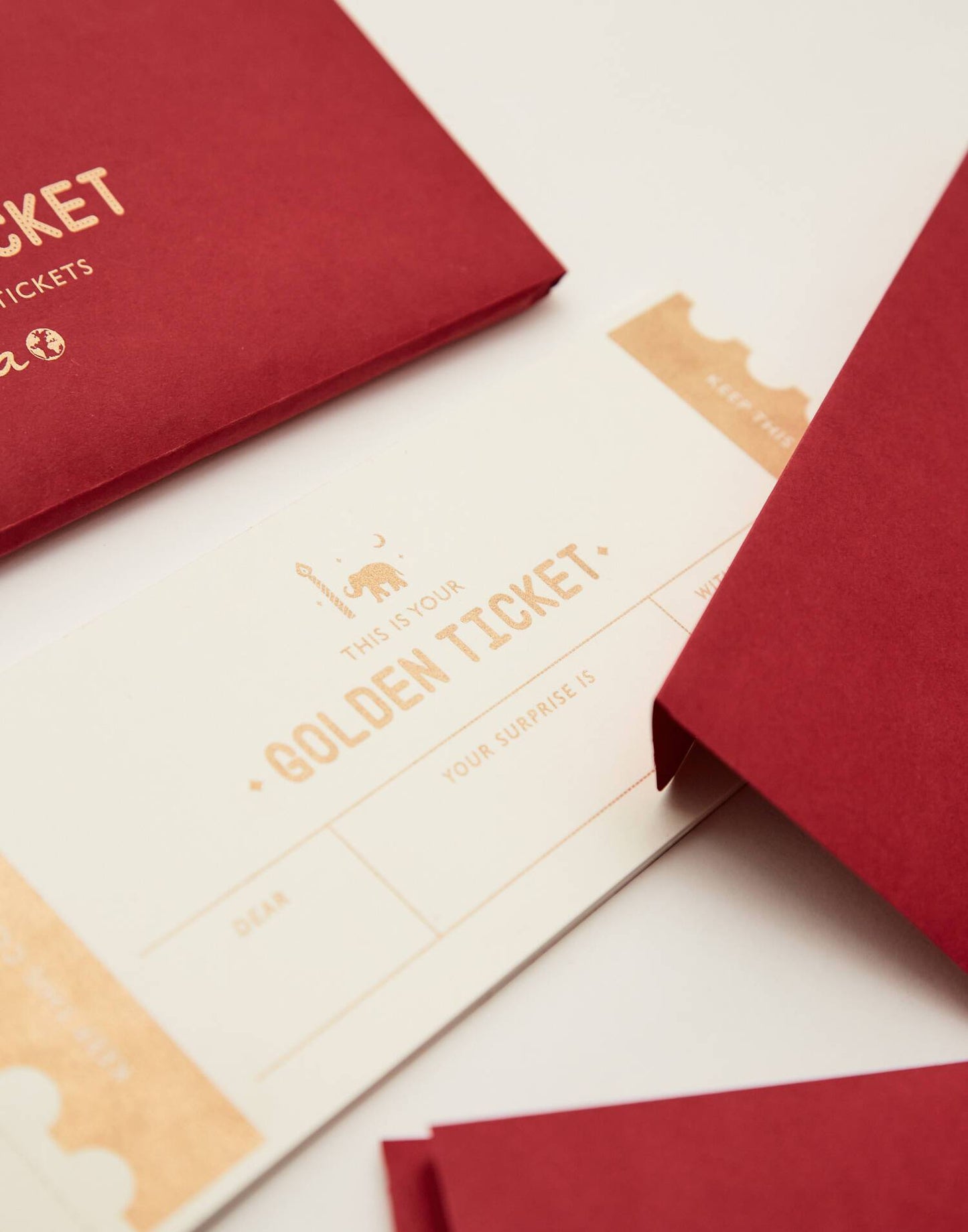 Golden tickets: 10 gift coupons