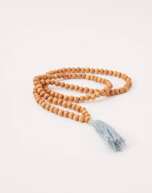 Wooden mala necklace