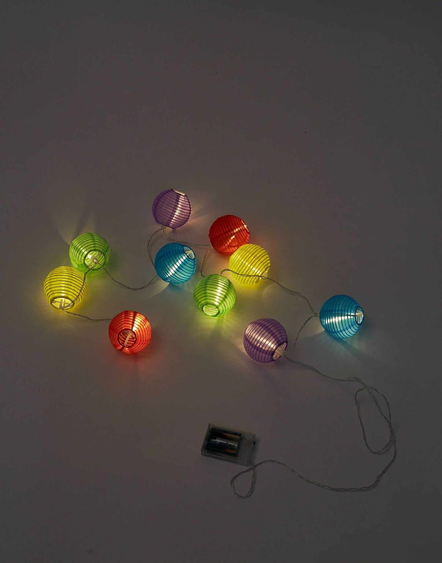 Tira luces bolas multicolor