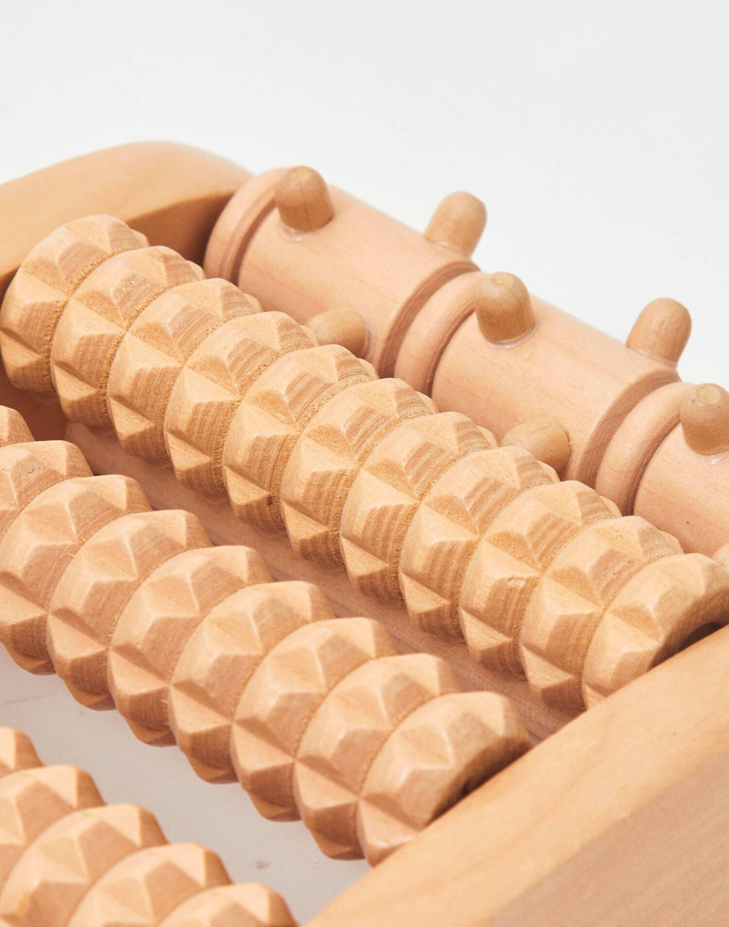 Wooden foot massage