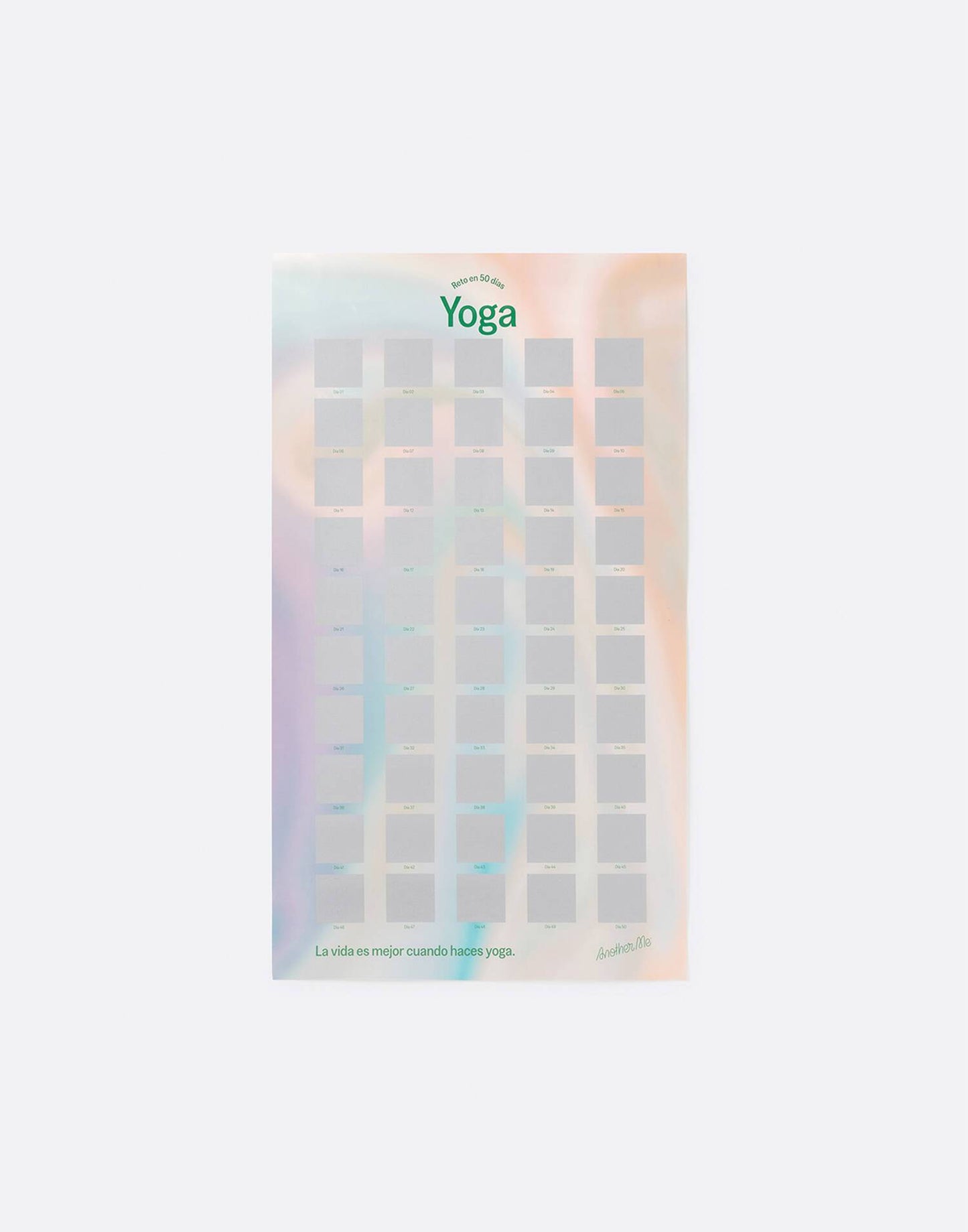Reto 50 días poster Yoga