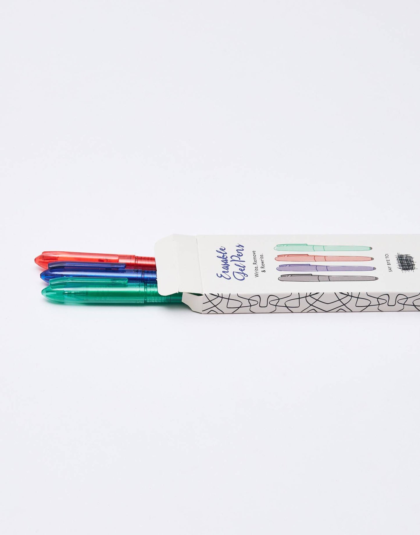 Pack of 4 erasable pens