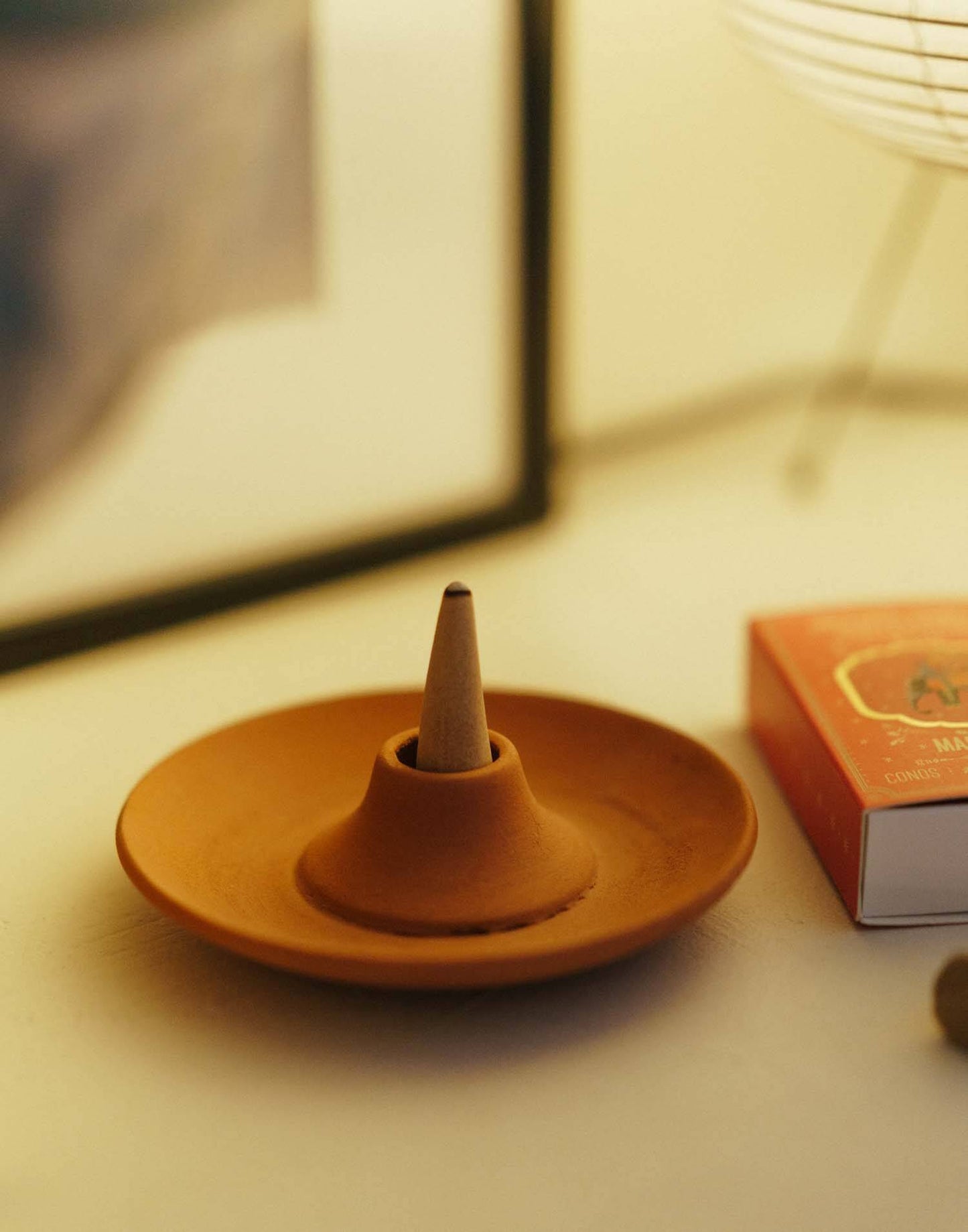 Terracotta incense and palo santo holder